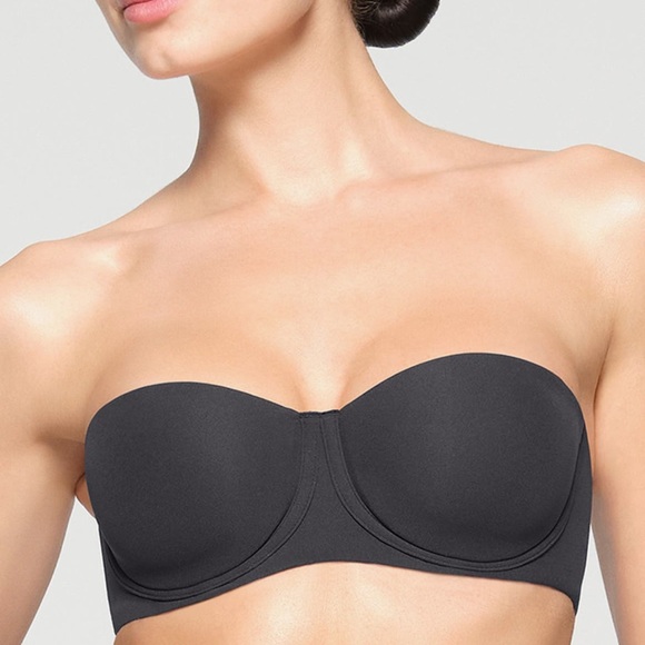 Skims NWT Fits Everybody Strapless Bra in Onyx 38DD - Picture 4 of 8